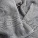 Махровое полотенце Версаче 35 х 60 серое