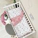 Сменный постельный комплект в кроватку для новорожденных Звезда пудра, 90х110 см