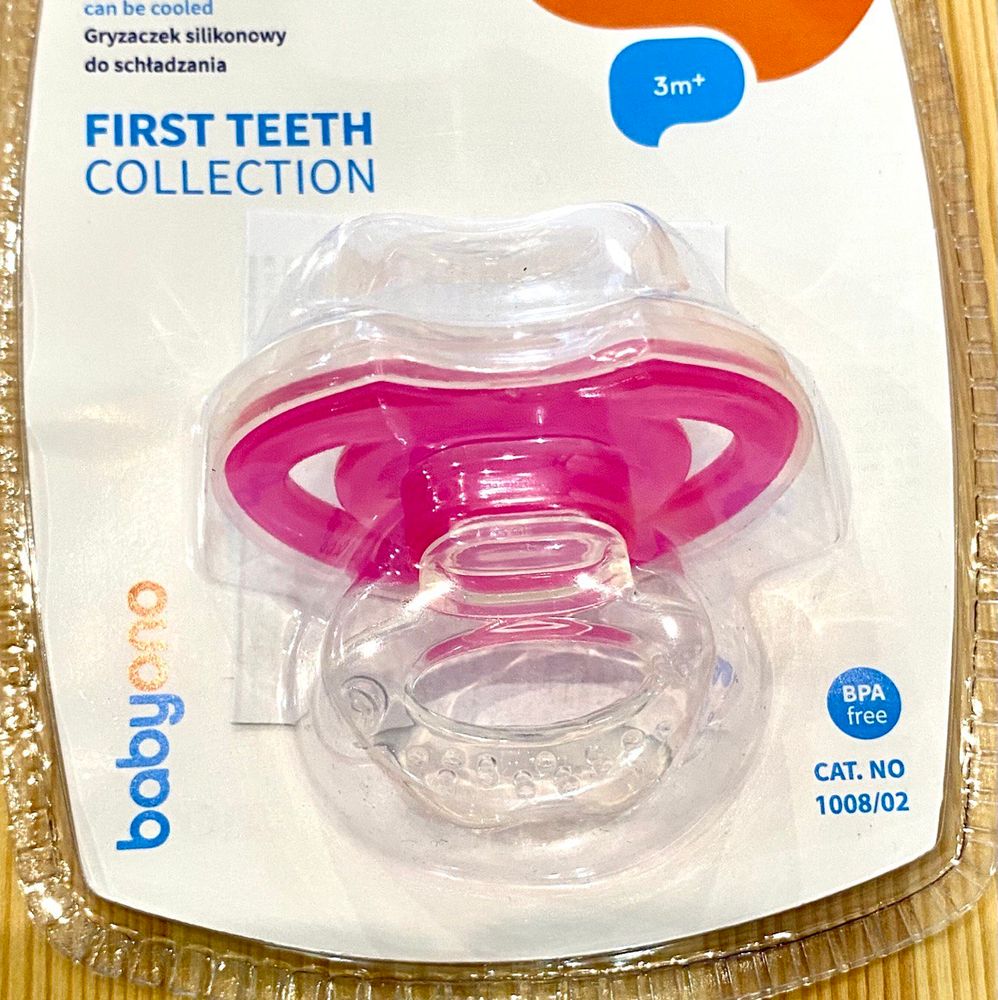 Охолоджуючий прорізувач Перші Зубки рожевий для немовлят фото