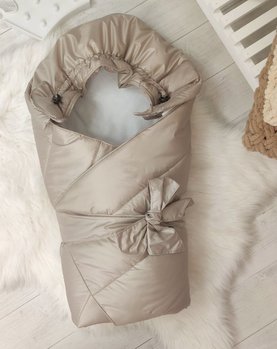 Зимний конверт одеяло с плащевки Снежок