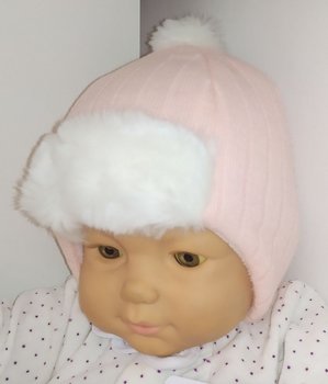 Тепла шапочка ПУШОК для новонароджених