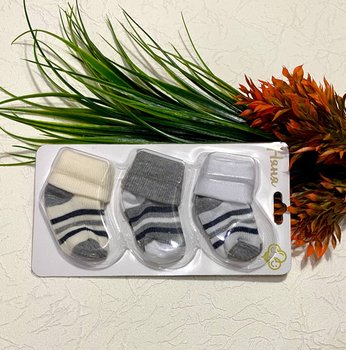 Шкарпетки Смугастики для новонароджених 3 пари