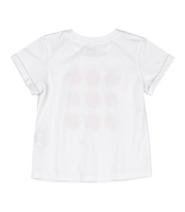 Детская футболка Смайлики для девочки супрем, 104, Супрем