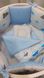 Комплект постільної білизни в кругле-овальне ліжечко з бортиками Облако фото 11