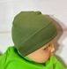 Двошарова дитяча шапка Топ хакі, обхват головы 40 см, Рібана, Шапка