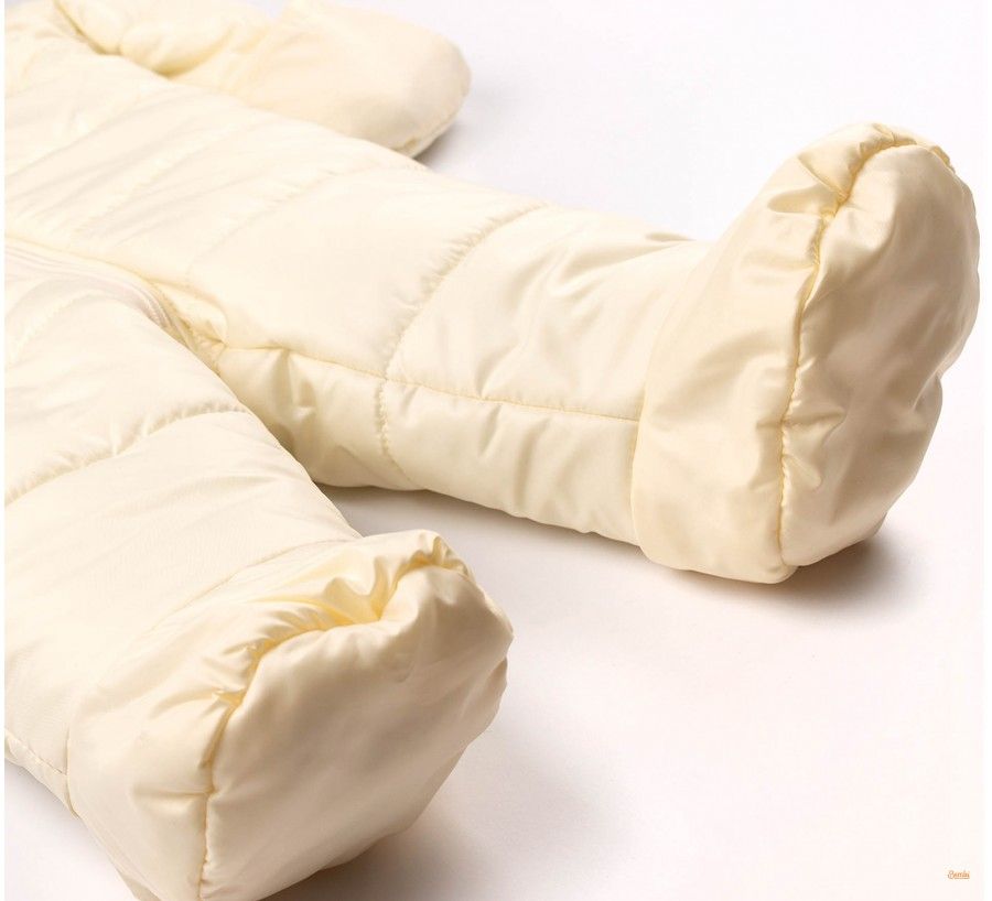 Зимний комбинезон Milk warms для новорожденных с термоутеплителем, 68, Плащевка, Комбинезон
