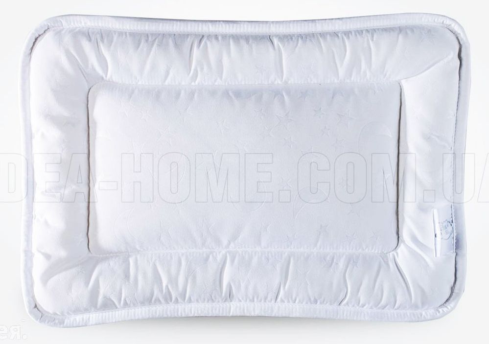 Набір універсальний в кроватку для новонароджених тм Ідея ковдра 135х100 + подушка 40х60, Білий, 100х135см, Всесезонне, Ковдра з подушкою