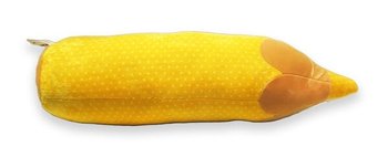 Іграшка - подушка «ОЛІВЕЦЬ» жовта 55 см, Жовтий, М'які іграшки ІНШІ, до 60 см, Подушки іграшки ІНТЕР'ЄРНІ, Подушки іграшки ДИТЯЧІ