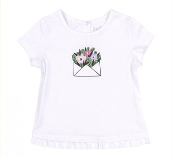 Дитяча футболка для дівчинки Квітковий Лист супрем