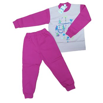 Теплая детская пижама для девочки Птички ТМ Денди