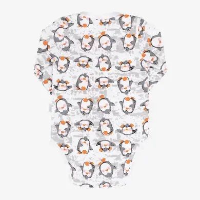 Теплое боди Пингвинята для новорожденных байка