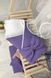 Весняно-літній комплект на виписку Американська креп-жатка фіолетовий, 56, Трикотаж, Для дівчинки
