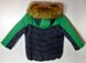 Куртка зимова для хлопчиків Mercury КТ122 з зеленим