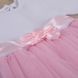 Детское платье Ніжність - 2 для девочки интерлок + фатин розовое