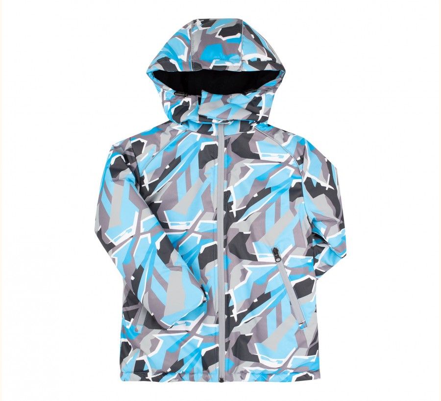 Тепла куртка Зимова Блискавка з термоутеплювачем блакитна