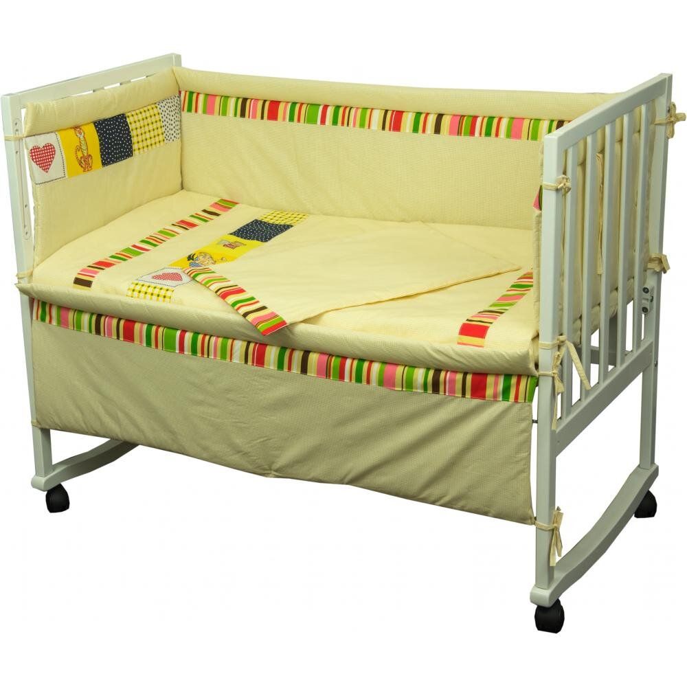 Защита в детскую кроватку «СЛАДКИЕ СНЫ», бортики без постели