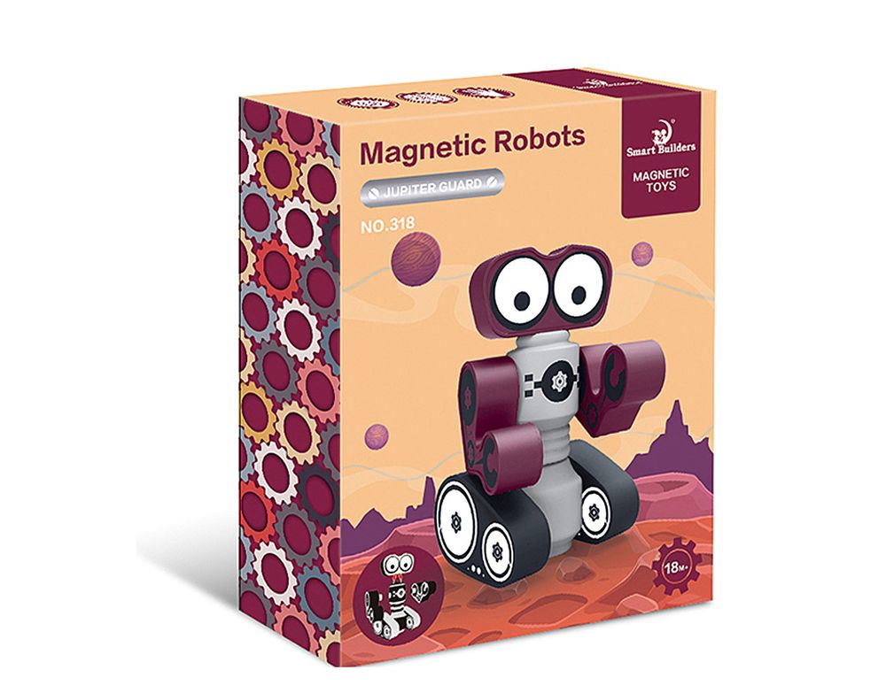 Фото, купити Конструктор магнітний робот, 7 дет, ціна 152 грн