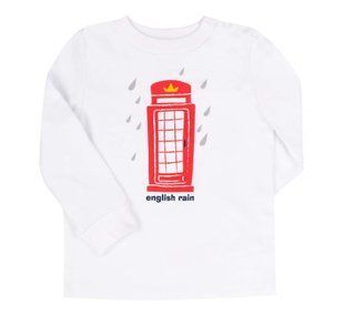 Джемпер English Rain для новонароджених білий інтерлок