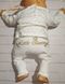 Нярядний костюм для малюків туніка + лосіни кс 639 молочний