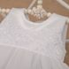 Нарядное платье Перлинка для девочки белое, 92, Атлас, Платье