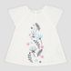 Літня блузка Кантрі для дівчинки Вуаль молочна