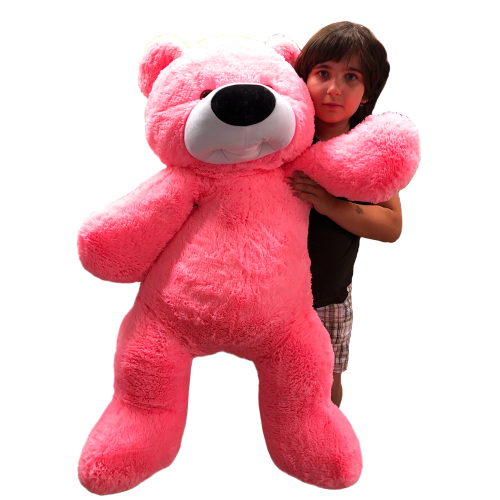 купить розового медведя на подарок