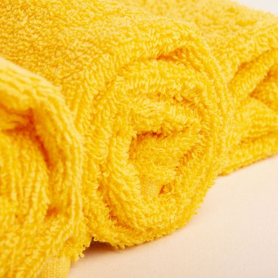 Махровое полотенце Жовтий 70 х 135, Жёлтый, 70х135