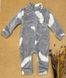 Дитячий плюшевий ромпер Пір'ячко з відкритими ніжками, 98, Плюш, Комбінезон