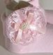 Праздничные носочки СИЯНИЕ розовые для новорожденных, 0-6 месяцев