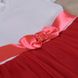 Детское платье Ніжність - 2 для девочки кулир + фатин красное, 92, Кулир, Платье