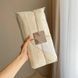 Теплый плед Ромб вязаный + минки для малышей молочный, 100 х 80, Вязаное полотно