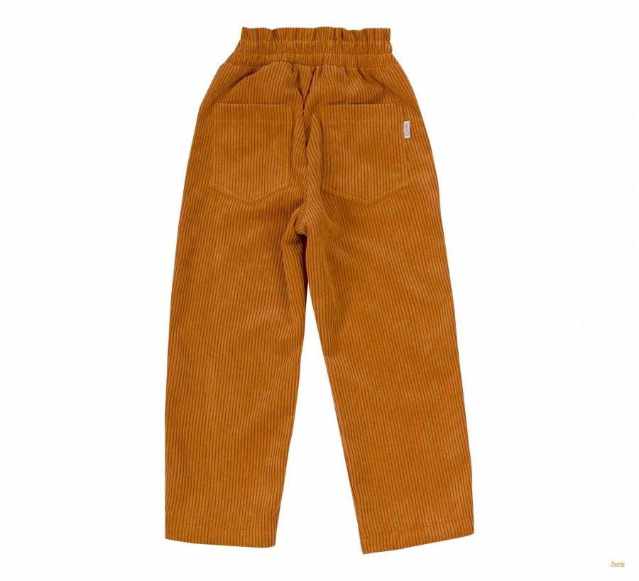 Вельветовые брюки Альпака для девочки, 104, Вельвет