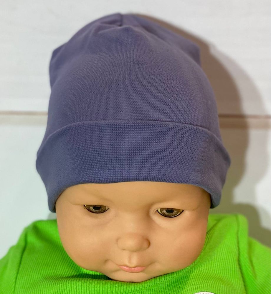 Двошарова дитяча шапка Топ маренго, обхват головы 40 см, Рібана, Шапка