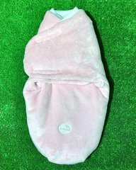 Теплая европеленка кокон ПРИНЦЕССА на подкладке, Светло-розовый, 0-3 месяца, Плюш