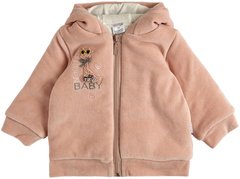 Утепленная куртка для малышей Киця пудра