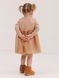 Детское платье Casual для девочки молочное, 98, Трикотаж