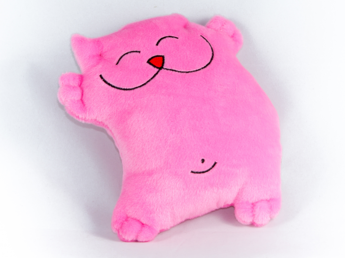 Мягкая игрушка «Котик» 20 см, Розовый, Мягкие игрушки КОТЫ, до 60 см