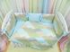 Комплект постельного белья для новорожденных Лесная Поляна 8 подушечек, без балдахина