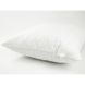 Силіконова подушка на блискавці Ромб 70х70, Білий, 70х70