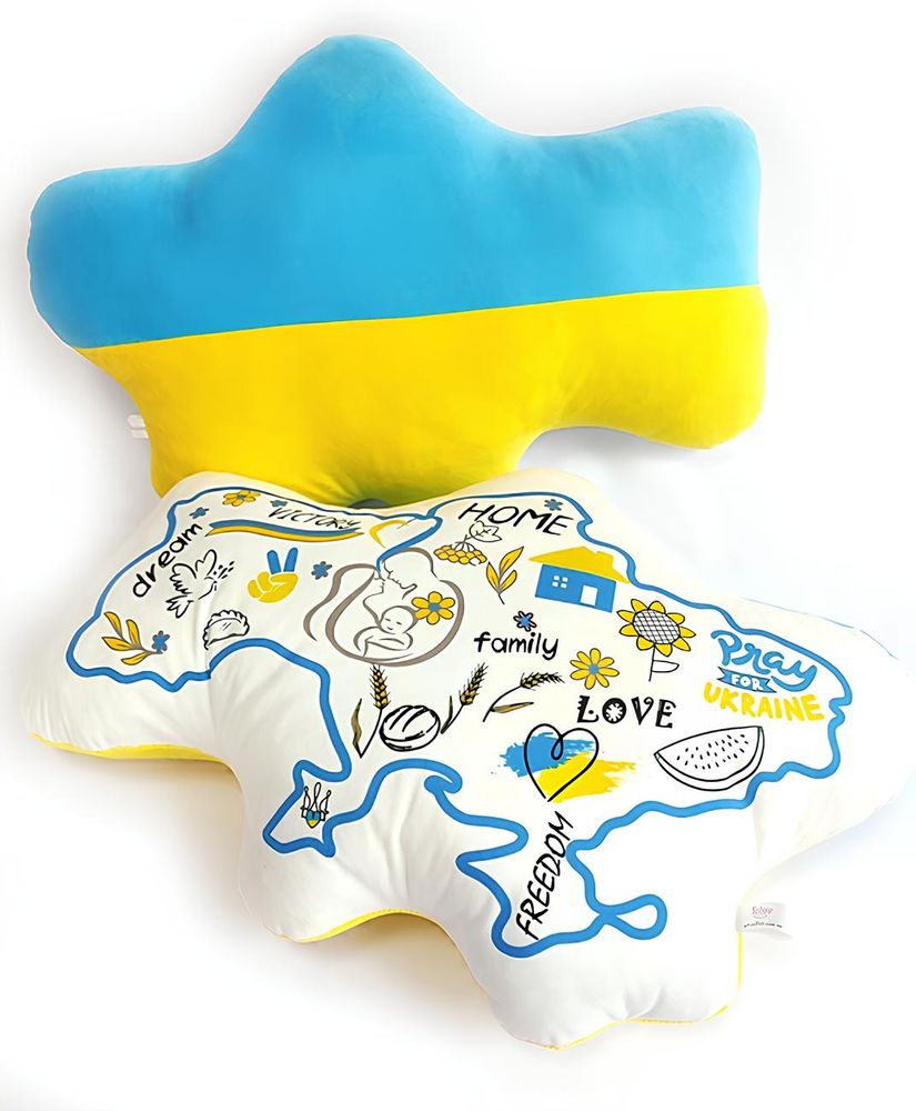 Сувенірна подушка Карта України