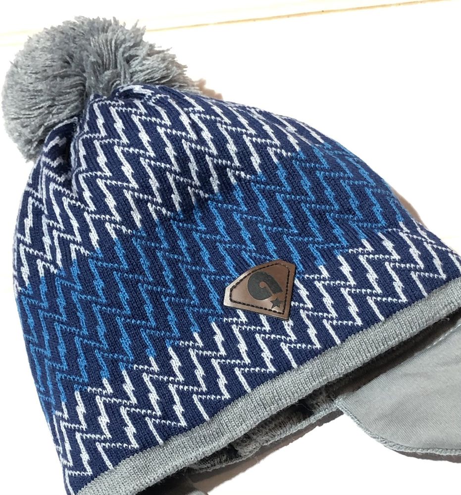 Зимняя шапка + шарф ЗВЕЗДА-3 для мальчика с термосинтепоном