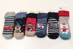 Махрові шкарпетки для малюків Сніжок 12-18 міс, 12-18 місяців, Махра