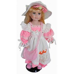 Порцелянова лялька «НАТАЛІЯ» 55 см, Рожевий