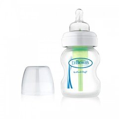 Детская бутылочка для кормления с широким горлышком, 150 мл, 1 шт. в упаковке, Прозрачный, 150 мл, С широким горлышком