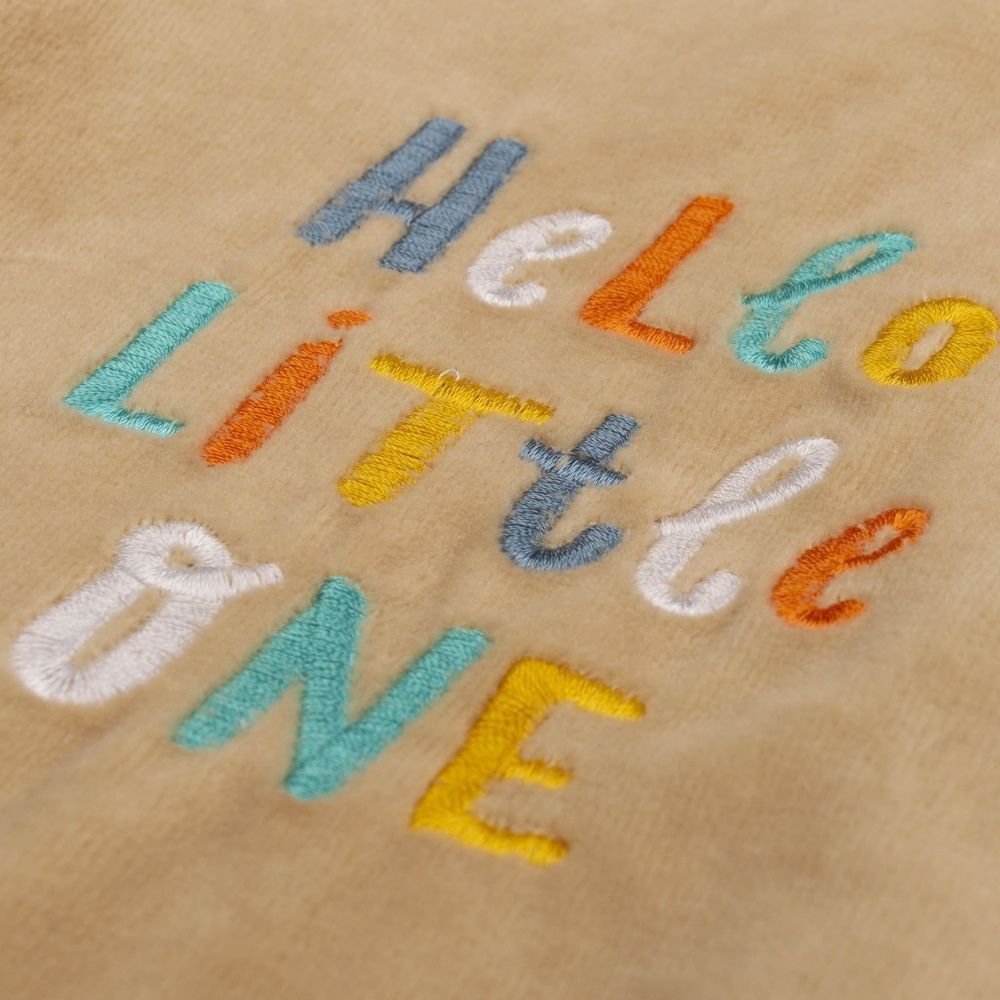 Велюровый комбинезон Hello Little One КБ220 для новорожденных
