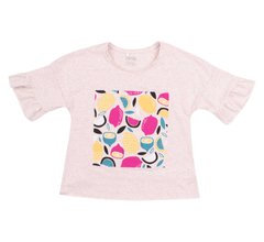 Літня дитяча футболка Цитрусовий настрій для дівчинки віскоза