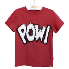 Детская футболка для мальчика SKATE красная, Красный, 110