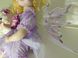 Порцелянова лялька ЕЛЬФ з м'якою іграшкою в веснянках