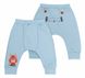 Штани для малюків Тигреня світло-блакитний інтерлок
