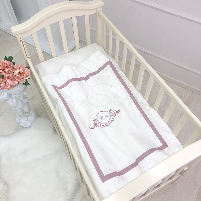 Сатиновое сменное постельное белье для новорожденных Belissimo фото, цена, описание